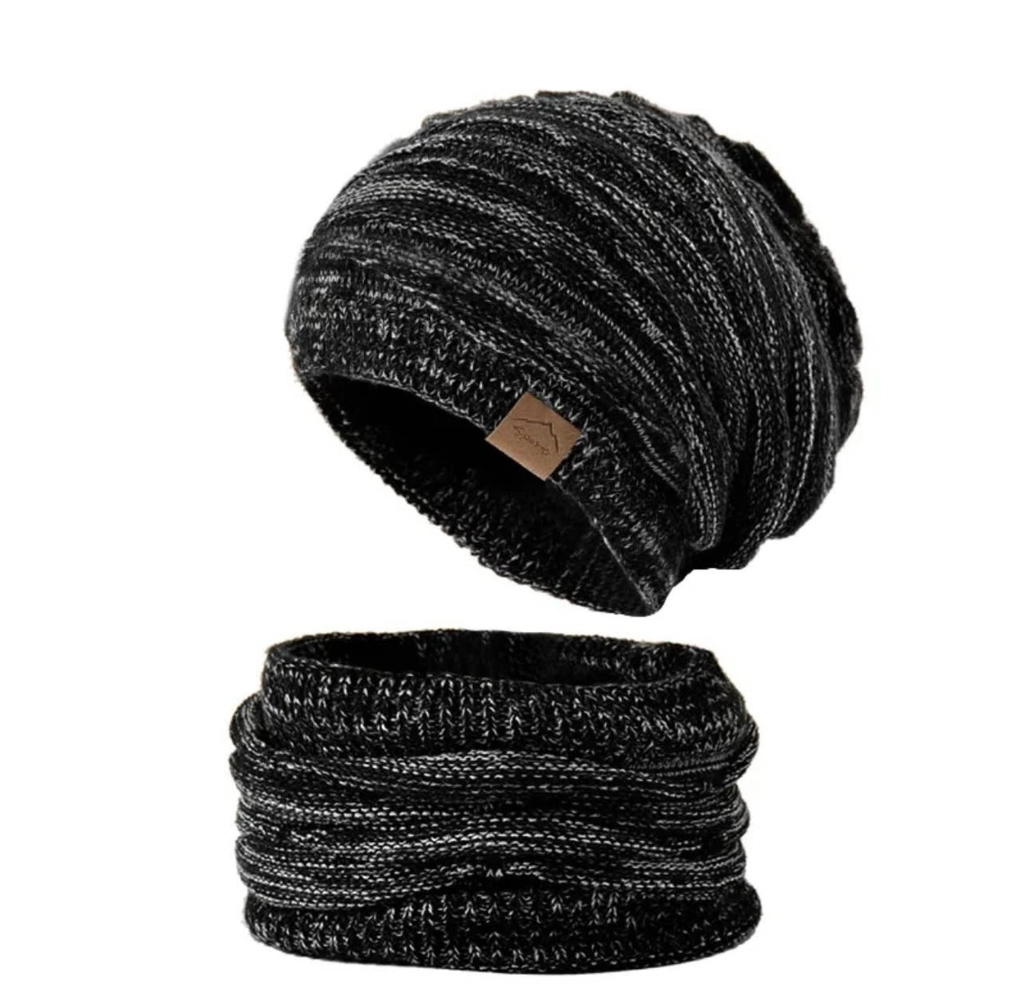 Beanie and Scarf Winter Fleece Set